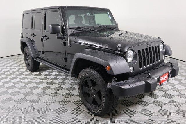 Pre-Owned 2016 Jeep Wrangler Unlimited Black Bear Convertible in ...